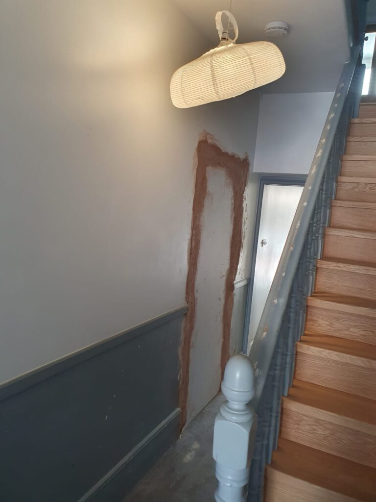 Red oak decking Removing walls and remodeling the house