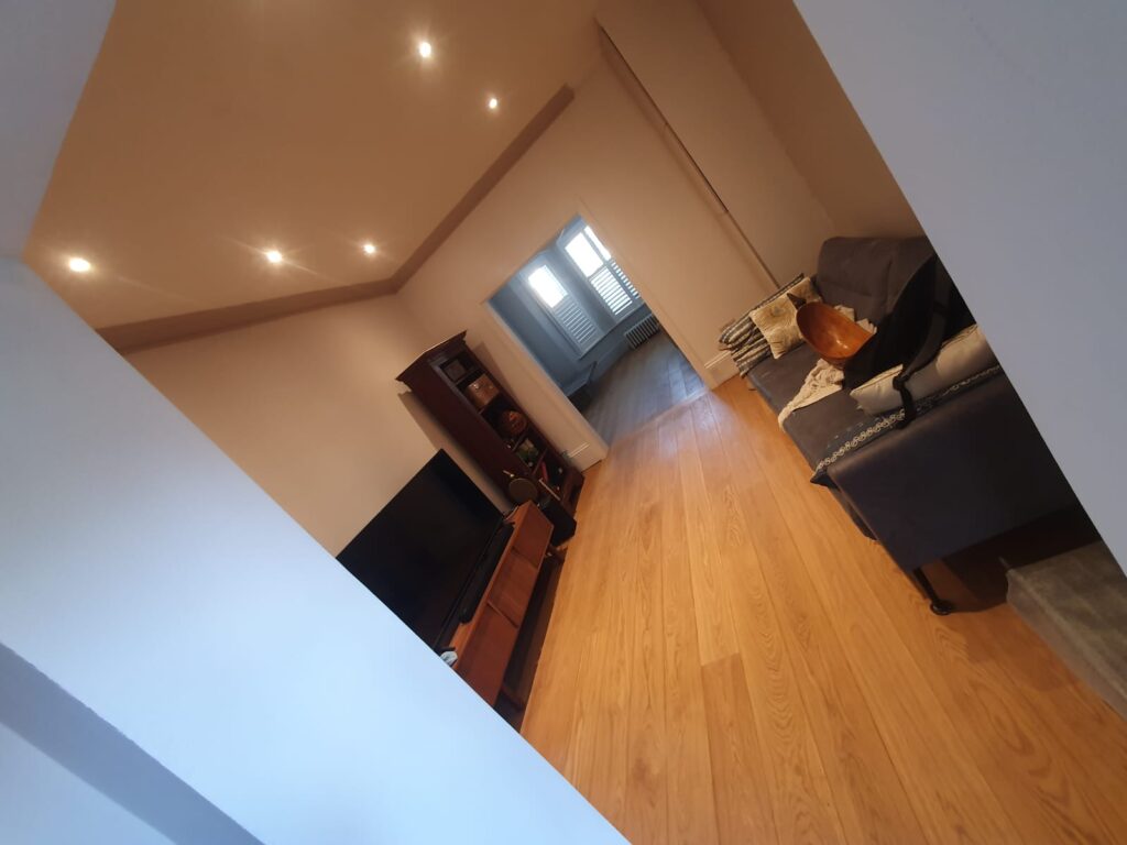 Red oak decking Removing walls and remodeling the house