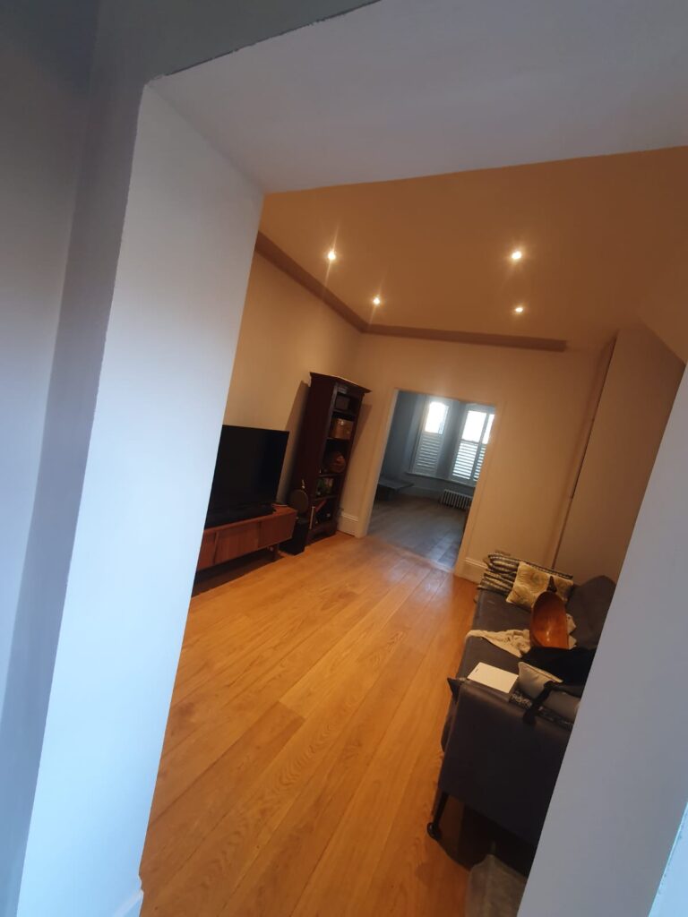 Red oak decking Removing walls and remodeling the house