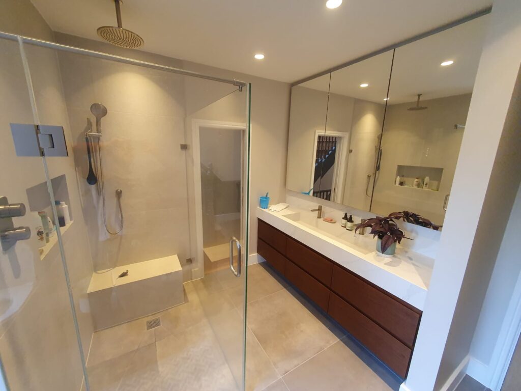 Red oak decking Removing walls and remodeling the house