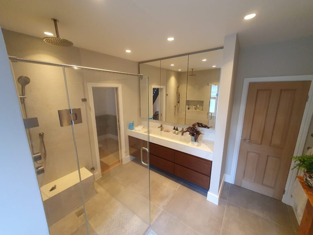 Red oak decking Removing walls and remodeling the house