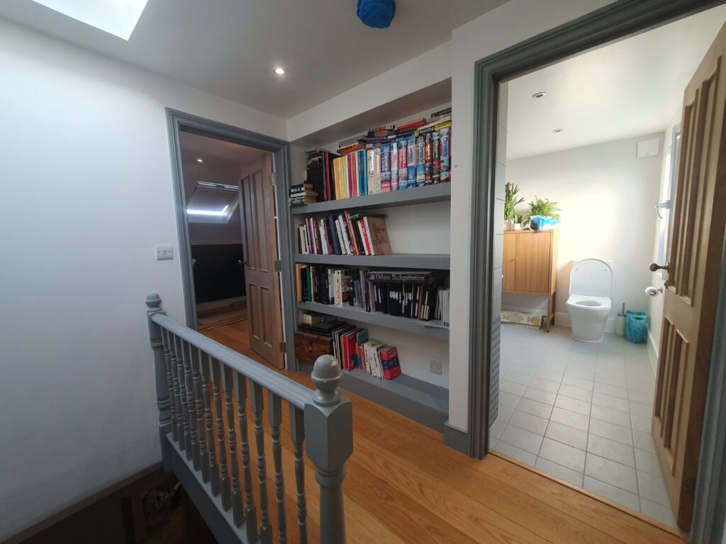 Red oak decking Removing walls and remodeling the house