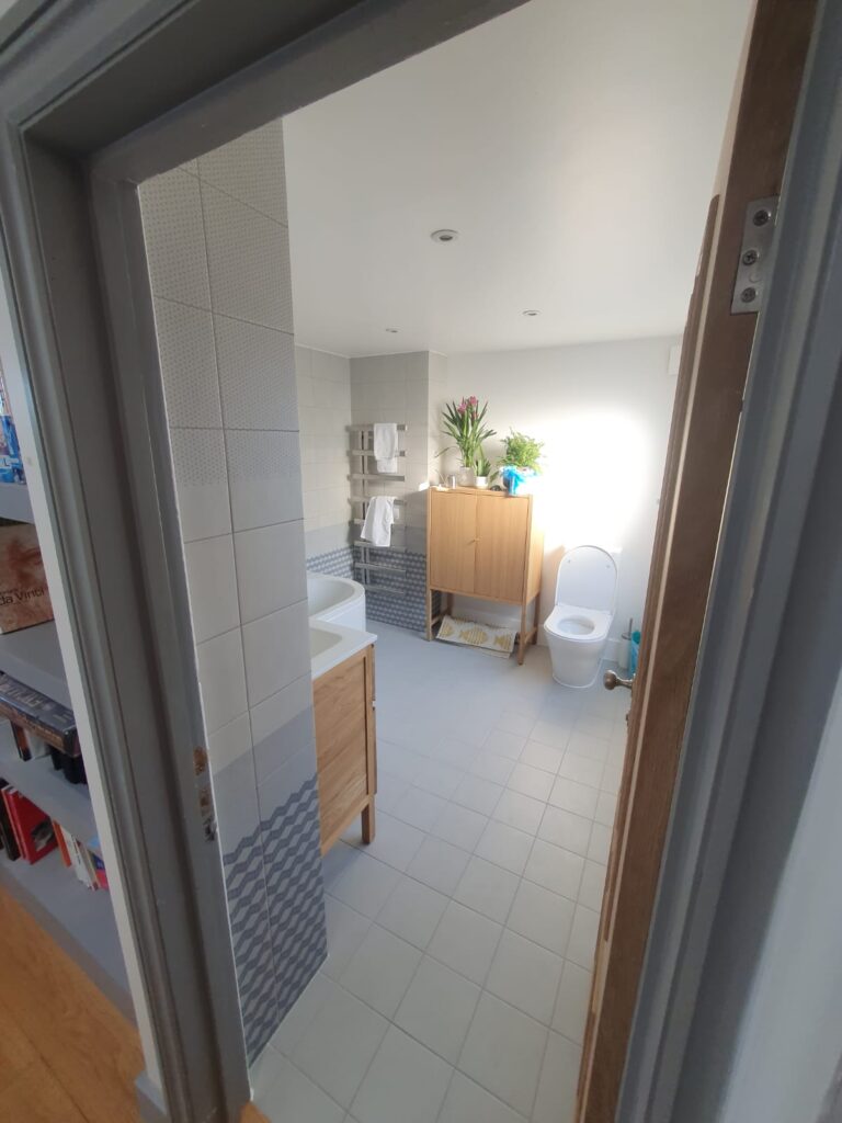 Red oak decking Removing walls and remodeling the house